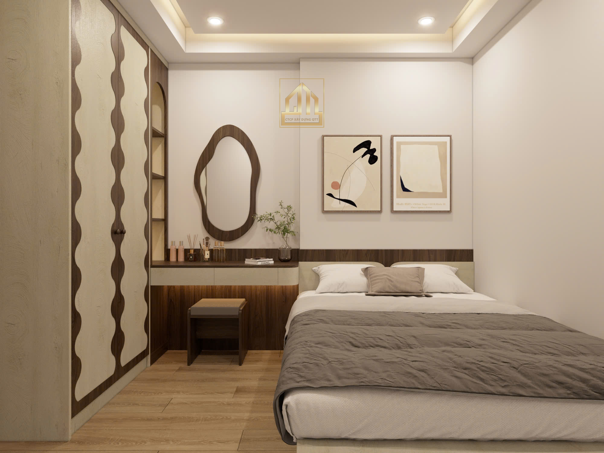 CĂN HỘ HIỆN ĐẠI LUXURY_MẪU 1 căn hộ tfh 2 phòng ngủ